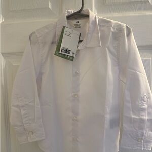 H&M Kids Classic White Button-Down Shirt